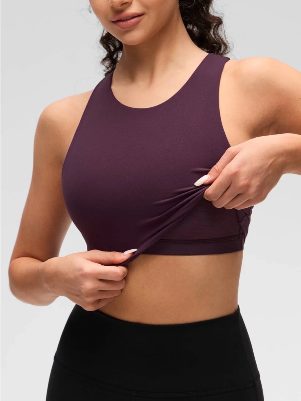 Butterluxe High Neck Racerback Tank - Picture 2 of 6